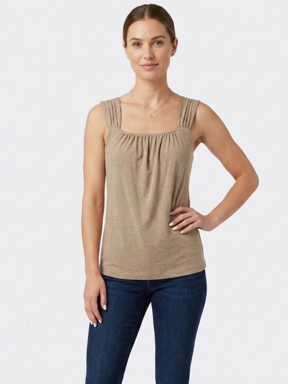Banana Republic Factory linen-blend top